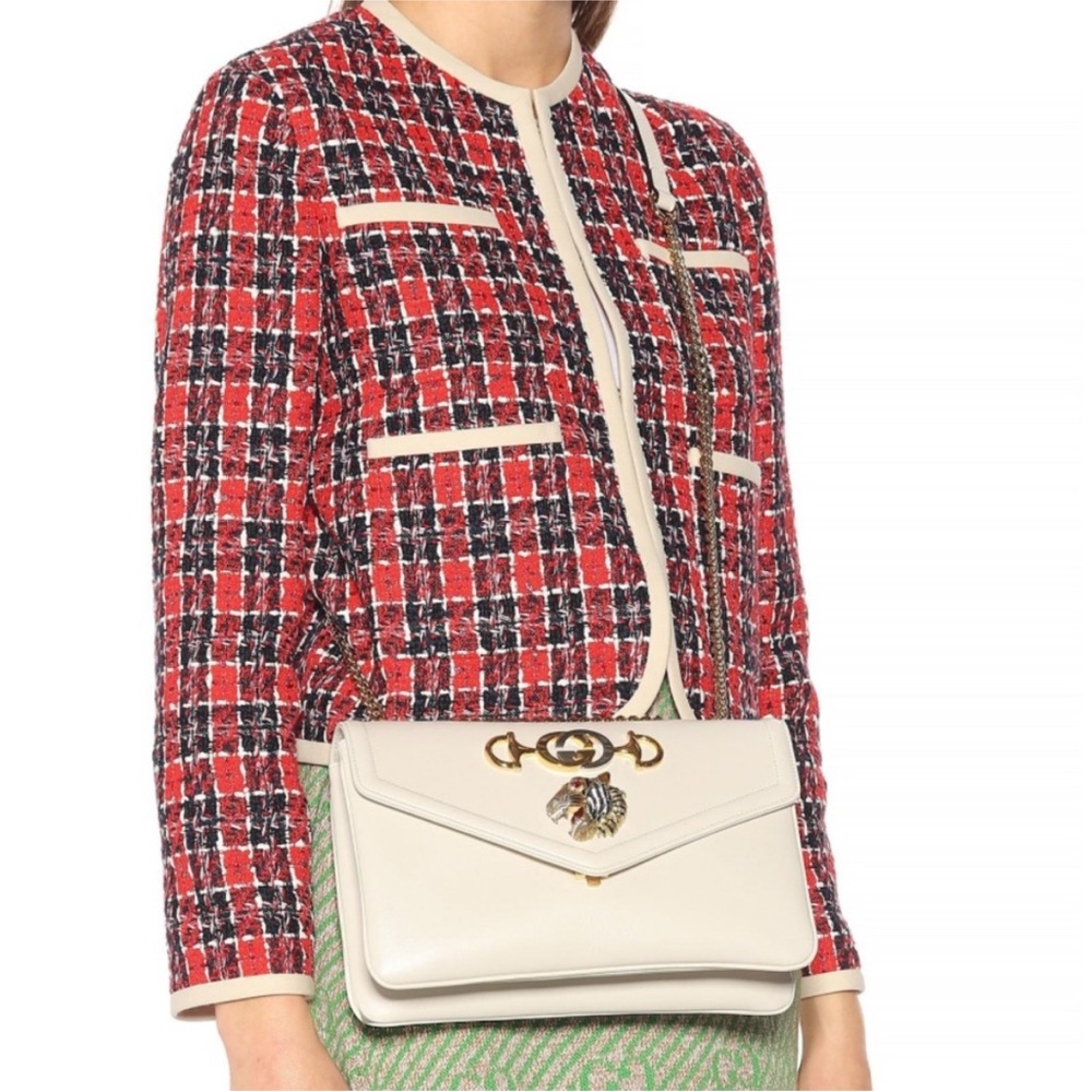 Gucci Raja Medium Cream Shoulder Bag